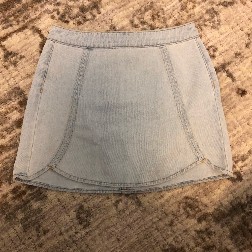 PacSun Tulip Denim Miniskirt